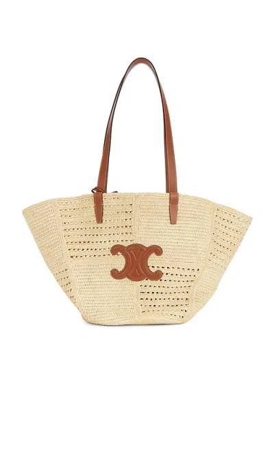 Fwrd Renew Celine Classic Panier Tote Bag In Beige