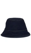 Fwrd Renew Celine Denim Bucket Hat In 深蓝色