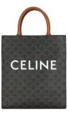 Fwrd Renew Celine Vertical Cabas Triomphe Tote Bag In 棕色