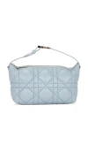 Fwrd Renew Dior Cannage Diortravel Nomad Pouch In Blue