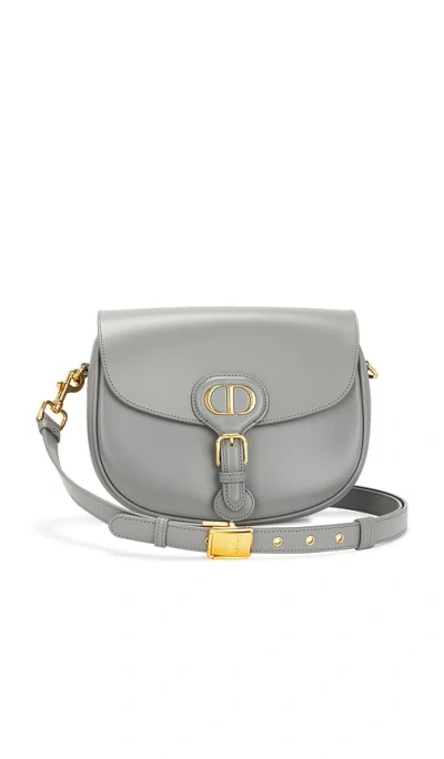 Fwrd Renew Dior Medium Bobby Shoulder Bag In Gray