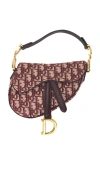 Fwrd Renew Dior Oblique Trotter Saddle Bag In Red