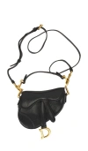 Fwrd Renew Dior Saddle Bag In Black