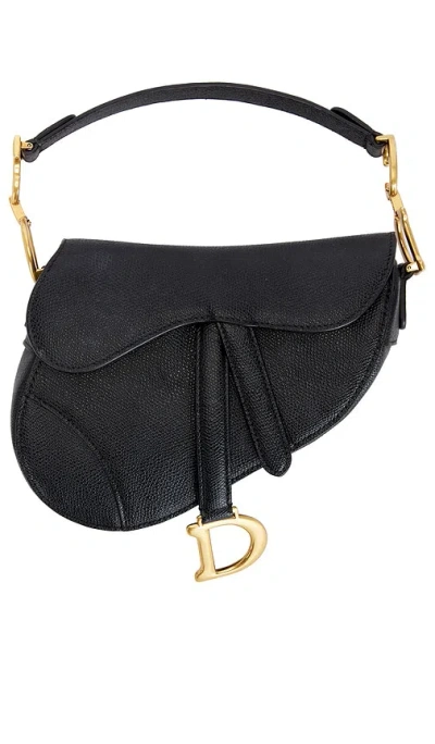 Fwrd Renew Dior Saddle Bag In Black