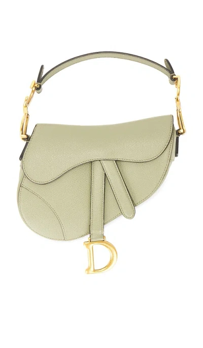 Fwrd Renew Dior Saddle Bag In Blue