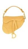Fwrd Renew Dior Saddle Bag In Brown