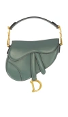 Fwrd Renew Dior Saddle Bag In Green