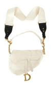 Fwrd Renew Dior Saddle Bag In White