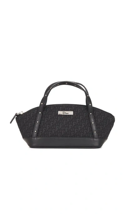 Fwrd Renew Dior Street Chic Bowling Bag In Black