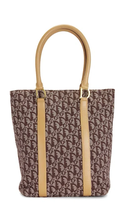 Fwrd Renew Dior Trotter Tote Bag In Sand