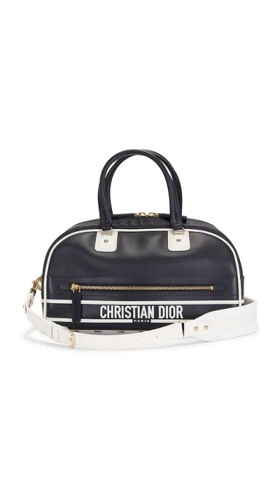 Fwrd Renew Dior Vibe Bowling Bag In Black