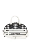 Fwrd Renew Dior Vibe Zip Bowling Bag In Black,white