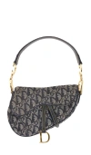 Fwrd Renew Dior Vintage Diorissimo Saddle Bag In Blue