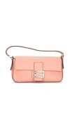Fwrd Renew Fendi Selleria Baguette Shoulder Bag In 粉色
