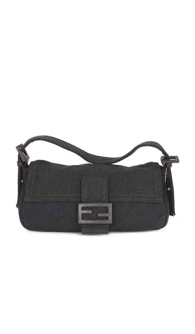 Fwrd Renew Fendi Baguette Shoulder Bag In Black