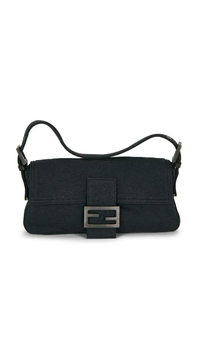 Fwrd Renew Fendi Baguette Shoulder Bag In Gray