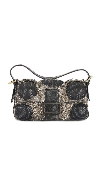 Fwrd Renew Fendi Beaded Baguette Shoulder Bag In Multi
