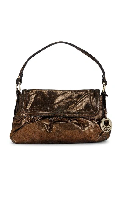 Fwrd Renew Fendi Chef Shoulder Bag In Brown