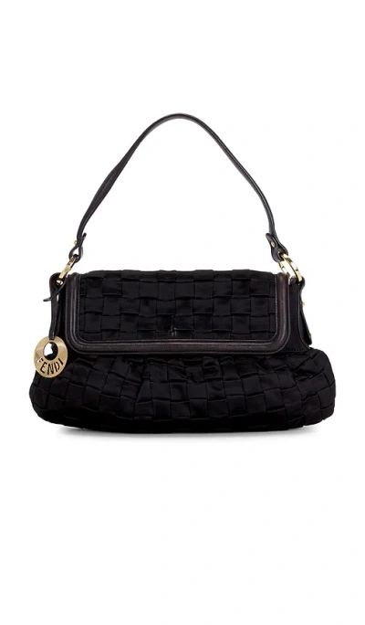 Fwrd Renew Fendi Chef Shoulder Bag In Black