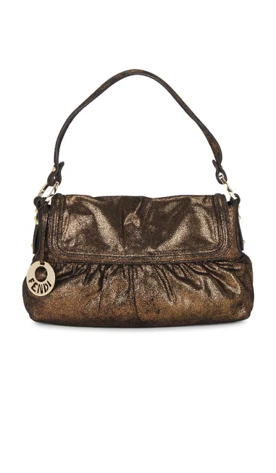 Fwrd Renew Fendi Chef Shoulder Bag In Brown