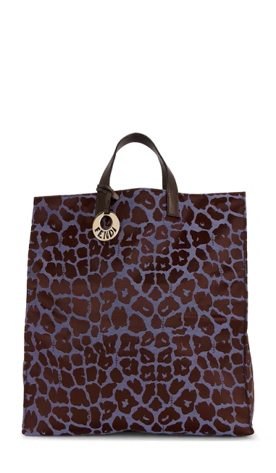 Fwrd Renew Fendi Chef Tote Bag In Brown
