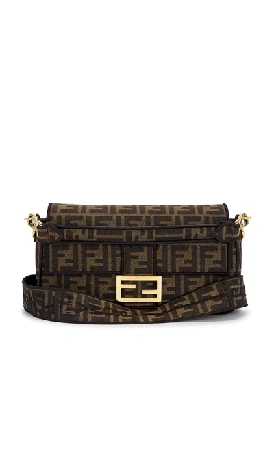Fwrd Renew Fendi Ff 1974 Baguette Zucca Brown Wss