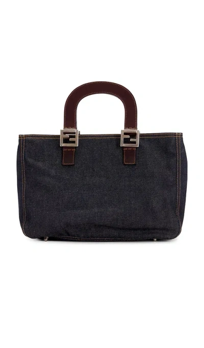 Fwrd Renew Fendi Handbag In Blue