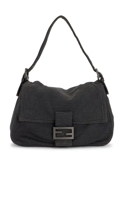 Fwrd Renew Fendi Mama Baguette Shoulder Bag In Black
