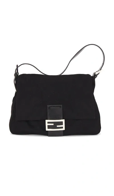 Fwrd Renew Fendi Mama Baguette Shoulder Bag In Black