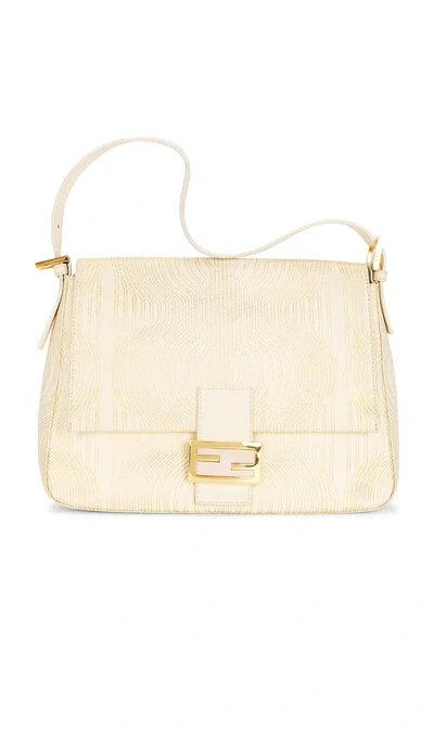 Fwrd Renew Fendi Mama Baguette Shoulder Bag In Neutral