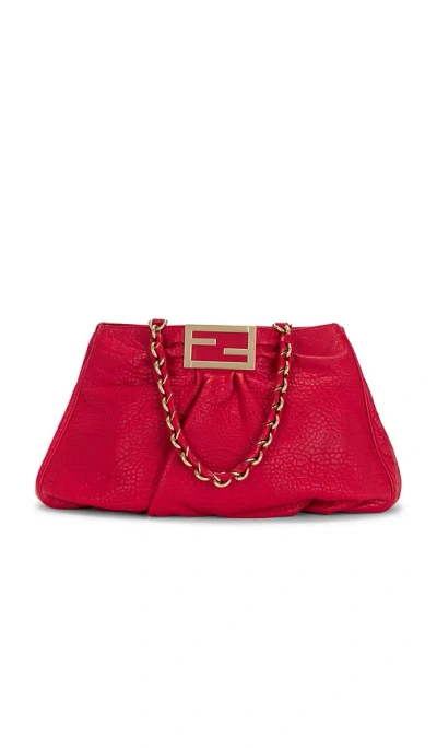 Fwrd Renew Fendi Mia Tote Bag In Red