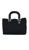 Fwrd Renew Fendi Neoprene Handbag In Black