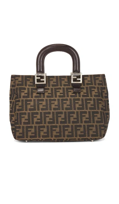 Fwrd Renew Fendi Zucca Handbag In Multi
