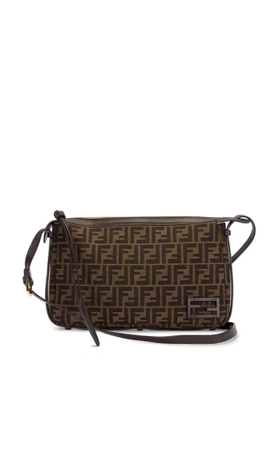 Fwrd Renew Fendi Zucca Simply Shoulder Bag In Brown