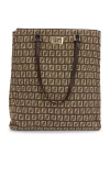 Fwrd Renew Fendi Zucchino Tote Bag In Sand