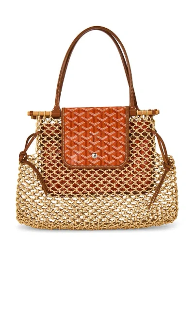 Fwrd Renew Goyard Aligre Handbag In Orange