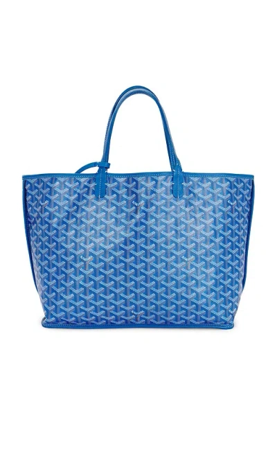 Fwrd Renew Goyard Anjou Pm Tote Bag In Blue