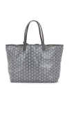 Fwrd Renew Goyard Anjou Reversible Pm Tote Bag In Gray