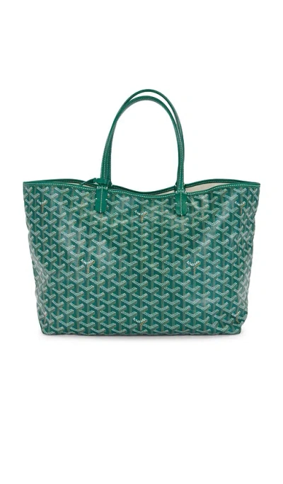 Fwrd Renew Goyard Anjou Reversible Pm Tote Bag In Green