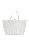 Fwrd Renew Goyard Anjou Reversible Pm Tote Bag In White