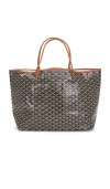 Fwrd Renew Goyard Saint Louis Gm Tote Bag In Black