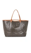 Fwrd Renew Goyard Saint Louis Gm Tote Bag In Black