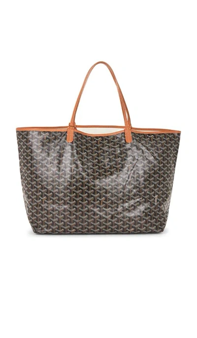 Fwrd Renew Goyard Saint Louis Gm Tote Bag In Black
