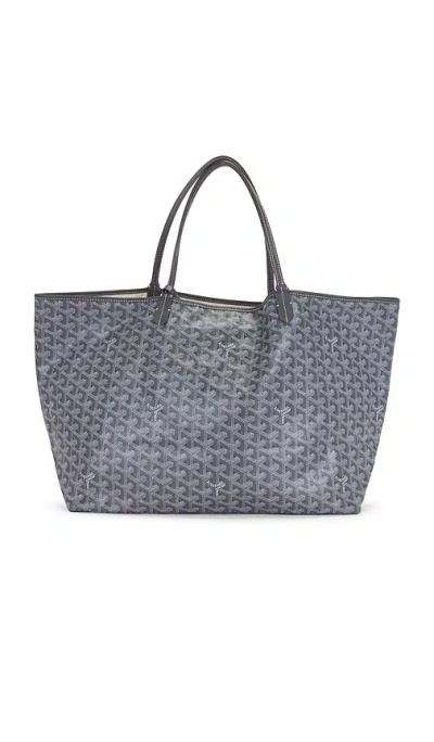 Fwrd Renew Goyard Saint Louis Gm Tote Bag In Grey