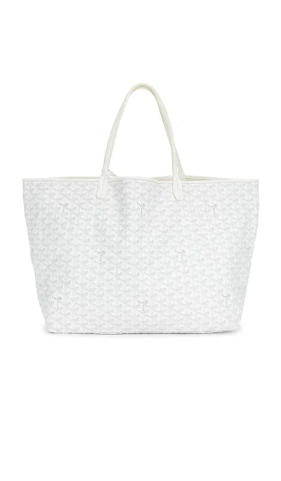 Fwrd Renew Goyard Saint Louis Gm Tote Bag In White