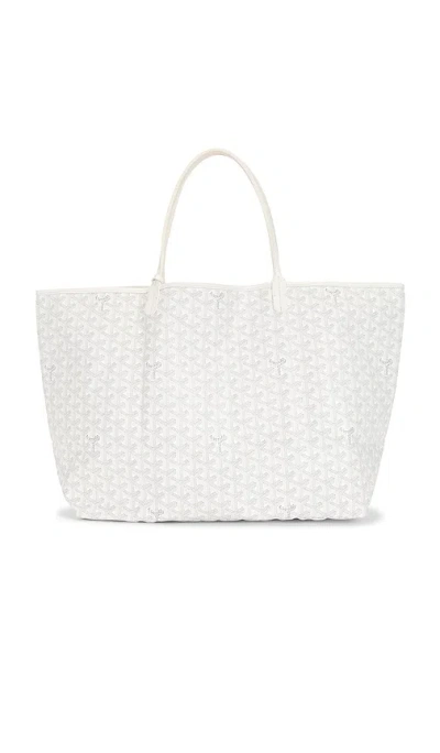 Fwrd Renew Goyard Saint Louis Gm Tote Bag In White