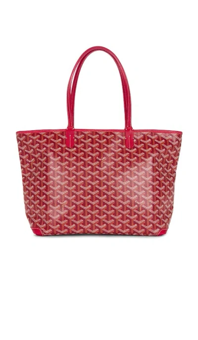 Fwrd Renew Goyard Saint Louis Pm Tote Bag In 红色