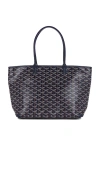 Fwrd Renew Goyard Saint Louis Pm Tote Bag In Black