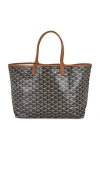 Fwrd Renew Goyard Saint Louis Pm Tote Bag In Black