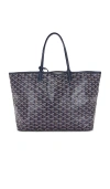 Fwrd Renew Goyard Saint Louis Pm Tote Bag In Black